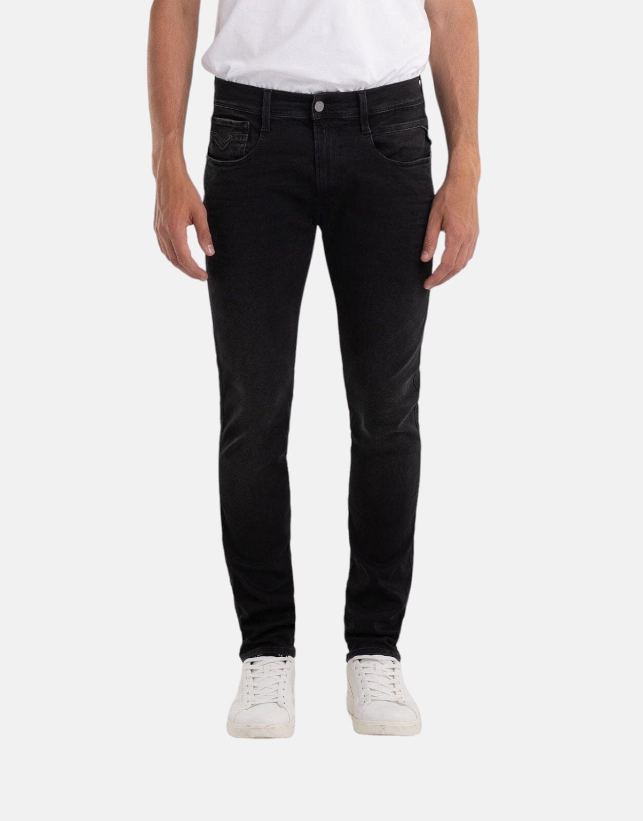 Replay Hyperflex Anbass Black Wash Jeans