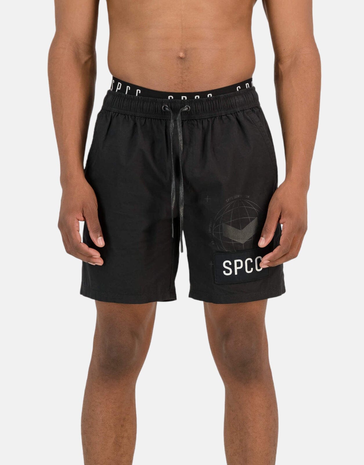 SPCC Lantos Black Pool Shorts