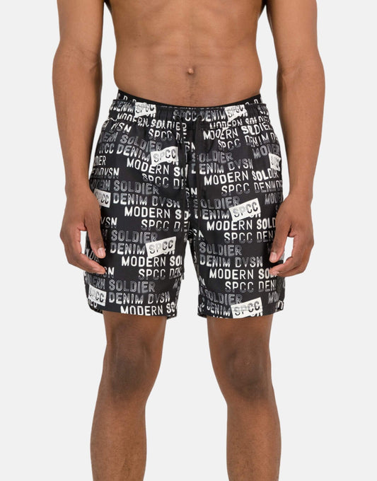 SPCC Bates Black Swim Shorts