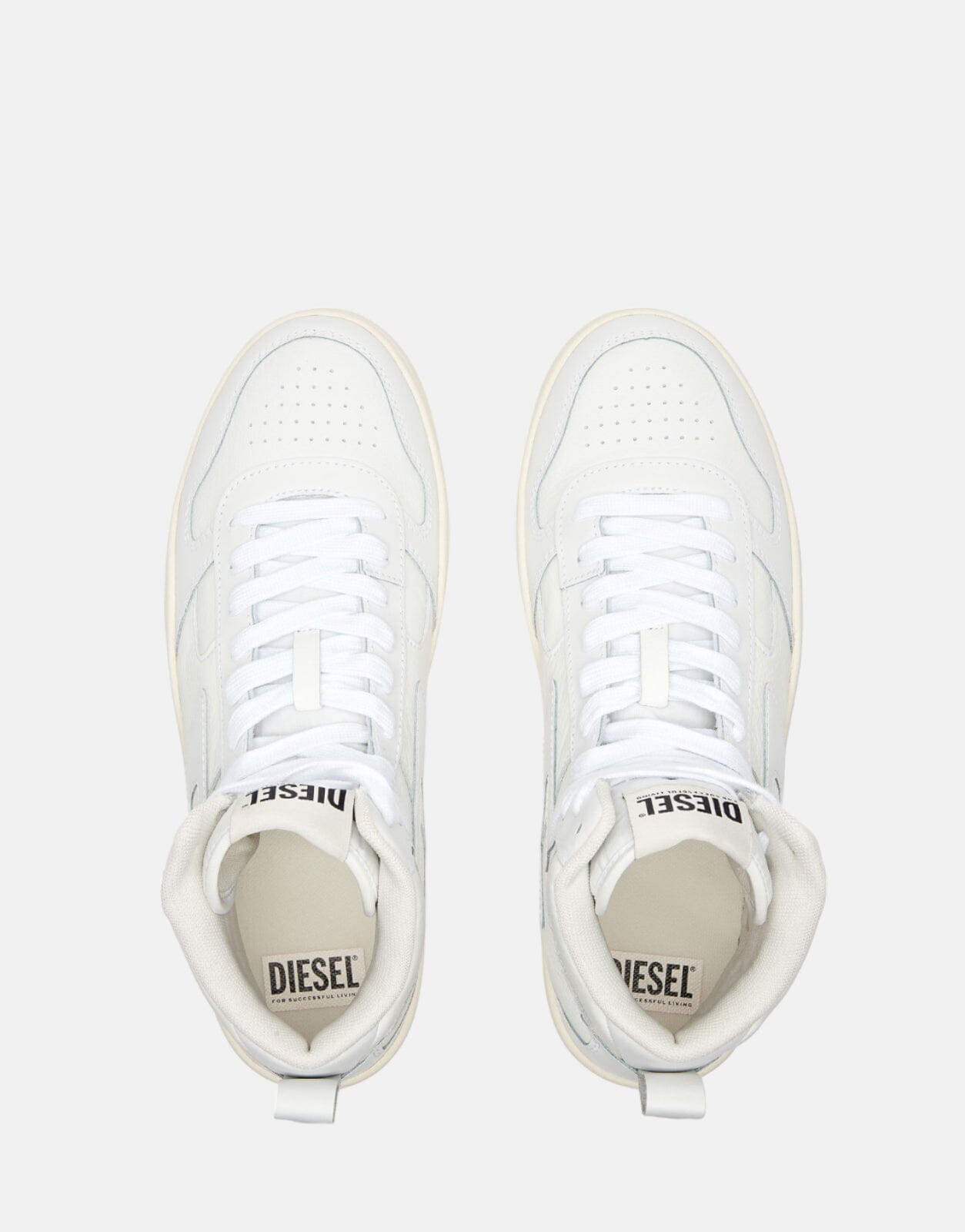 Diesel S-Ukiyo V2 Mid White Sneakers