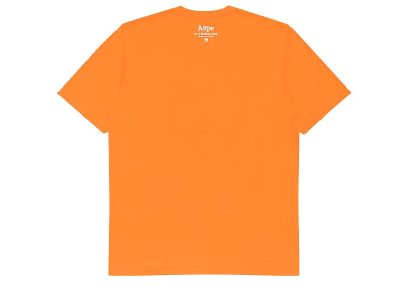 Aape By A Bathing Ape OG Moonface Camo T-shirt Orange