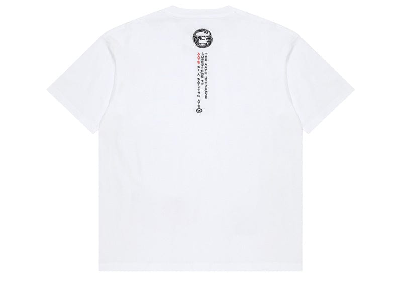 AAPE JAPAN BY A BATHING APE T-SHIRT - White