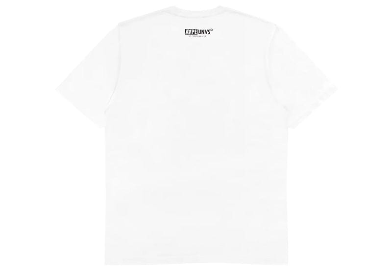 Aape Rainbow Camo Face T-shirt White