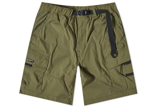 AAPE Woven Cargo Shorts Olive Green