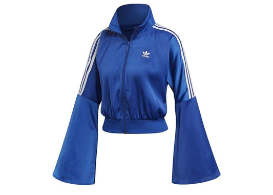 adidas Satin Track Jacket - Blue