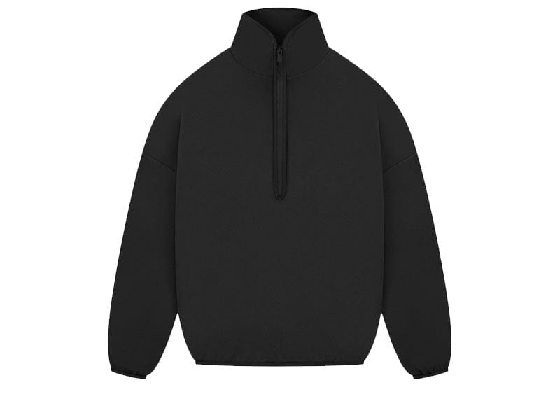 Adidas x Fear of God Athletics Suede Fleece Zip Sweatshirt - Black