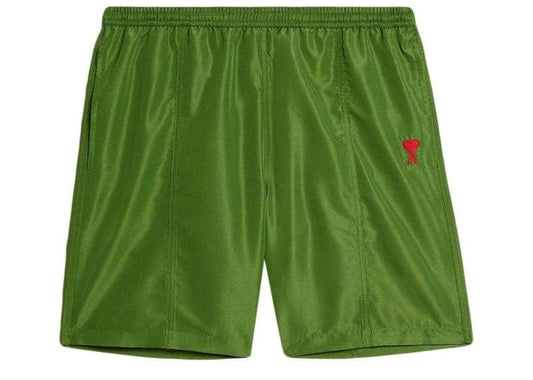 Ami Paris Green Swimming Shorts