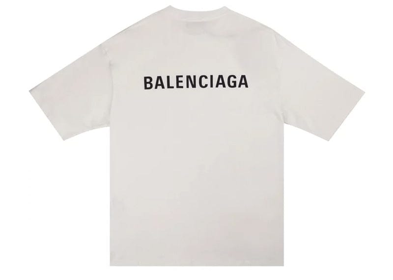 Balenciaga Logo White T-shirt