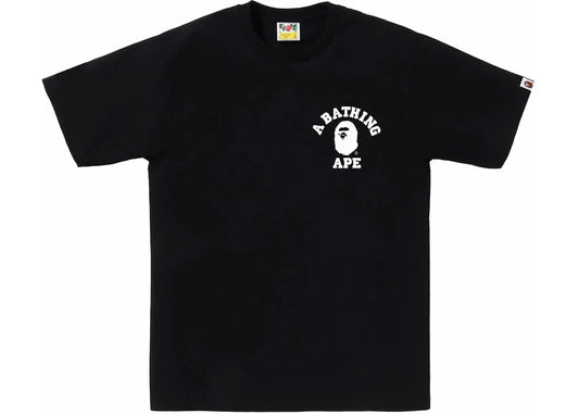 BAPE ABC Camo Crazy College ATS Tee Black