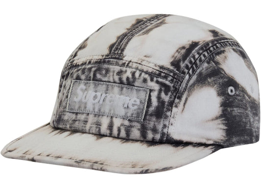 Supreme Bleached Chino Camp Cap Black