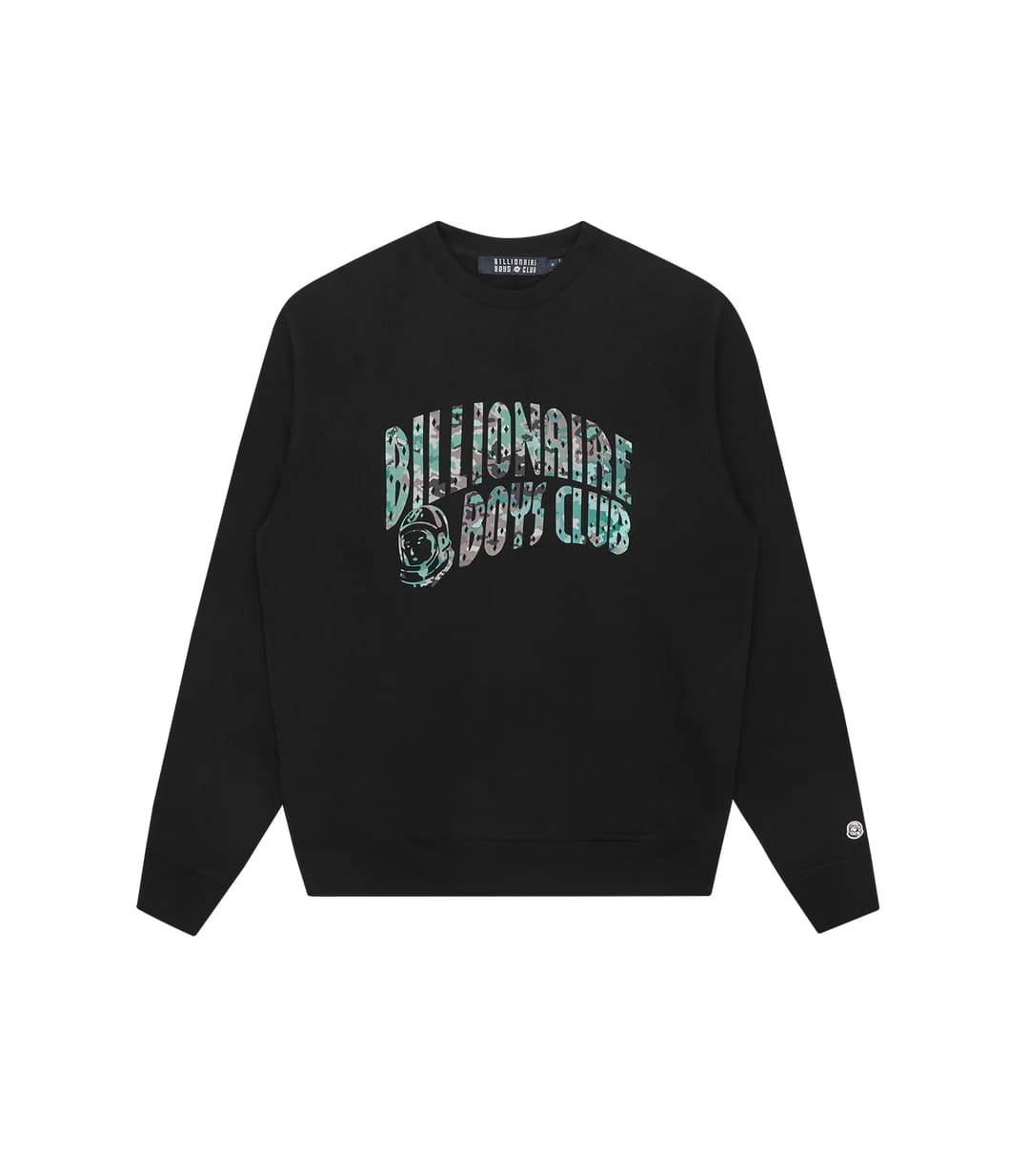 Billionaire Boys Club Nothing Camo Arch Logo Crewneck - Black