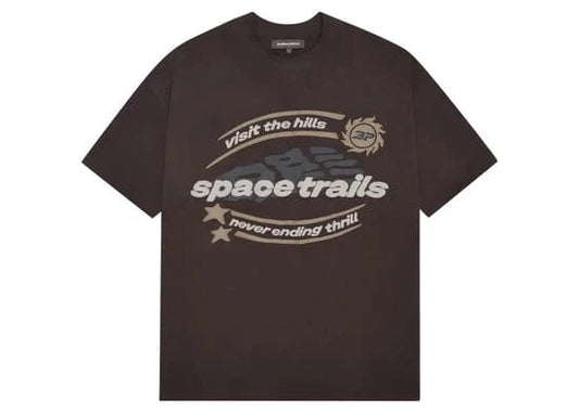 Broken Planet Market Space Trails T-Shirt Mocha Brown