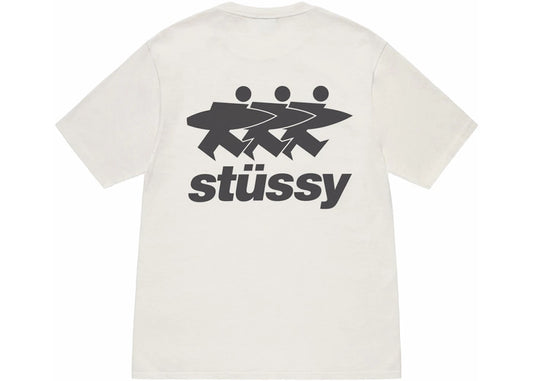 Stussy Surfwalk Pigment Dyed Tee Black