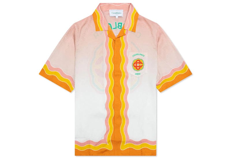 Casablanca Pink Rainbow Monogram Shirt