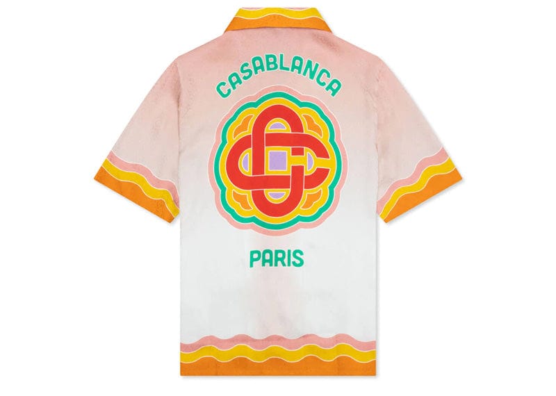 Casablanca Pink Rainbow Monogram Shirt