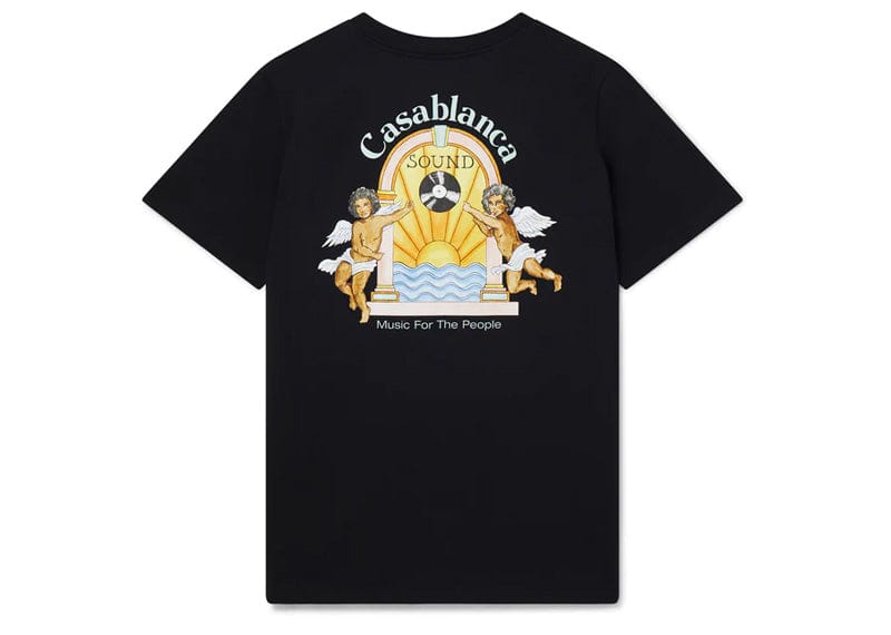 Casablanca Studio De Musique Printed T-shirt Black