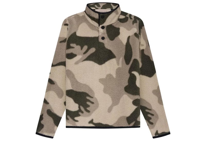 Fear of God ESSENTIALS Kids Beige Camo Sweatshirt