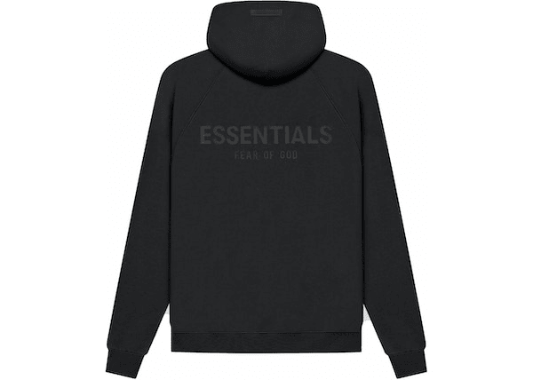 Fear of God Essentials Pull-Over Hoodie (SS21) Black/Stretch Limo