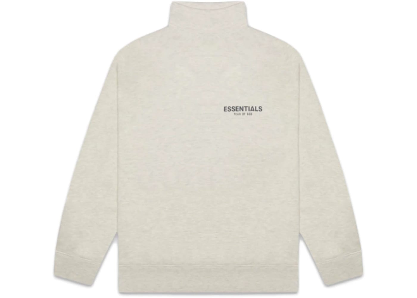 Fear of God Essentials Pull-over Mockneck Sweatshirt Oatmeal/Oatmeal Heather/Light Heather Oatmeal