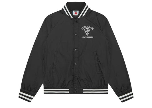 IC SHARKS NYLON BOMBER JACKET - BLACK