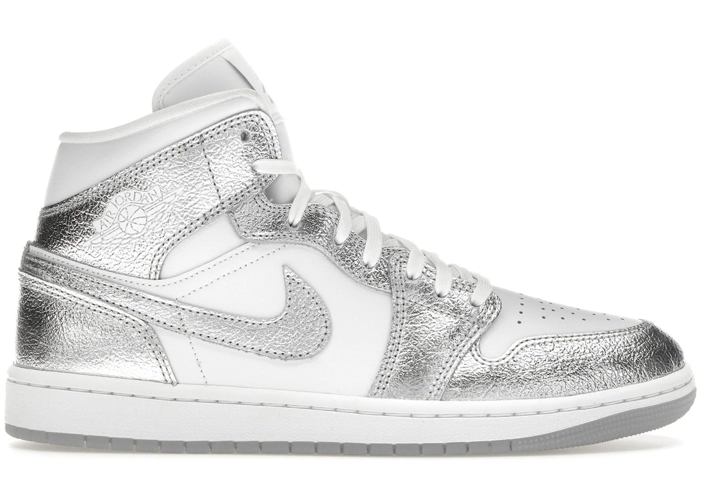 Jordan 1 Mid SE Metallic Silver (Women's)