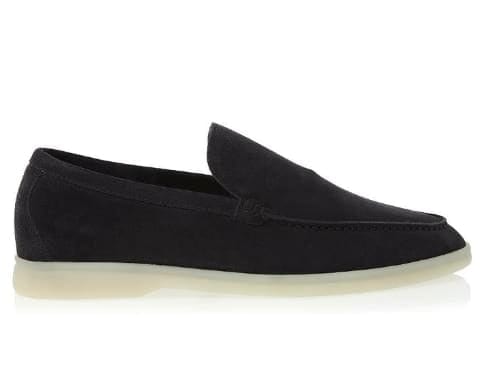 Loro Piana Summer Walk Moccasins Black