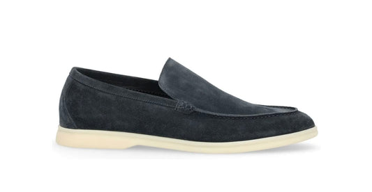 Loro Piana Summer Walk Moccasins Classic Blue