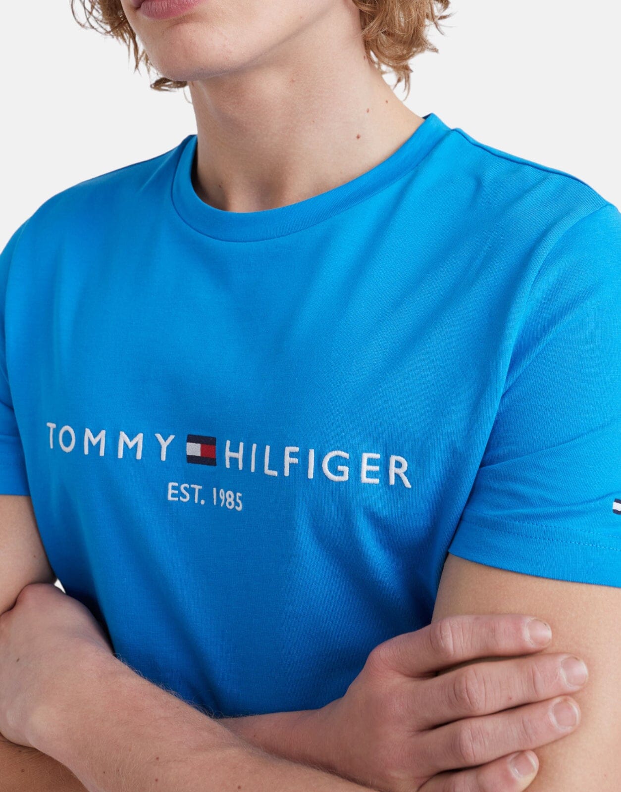 Tommy Hilfiger Logo T-Shirt Blue