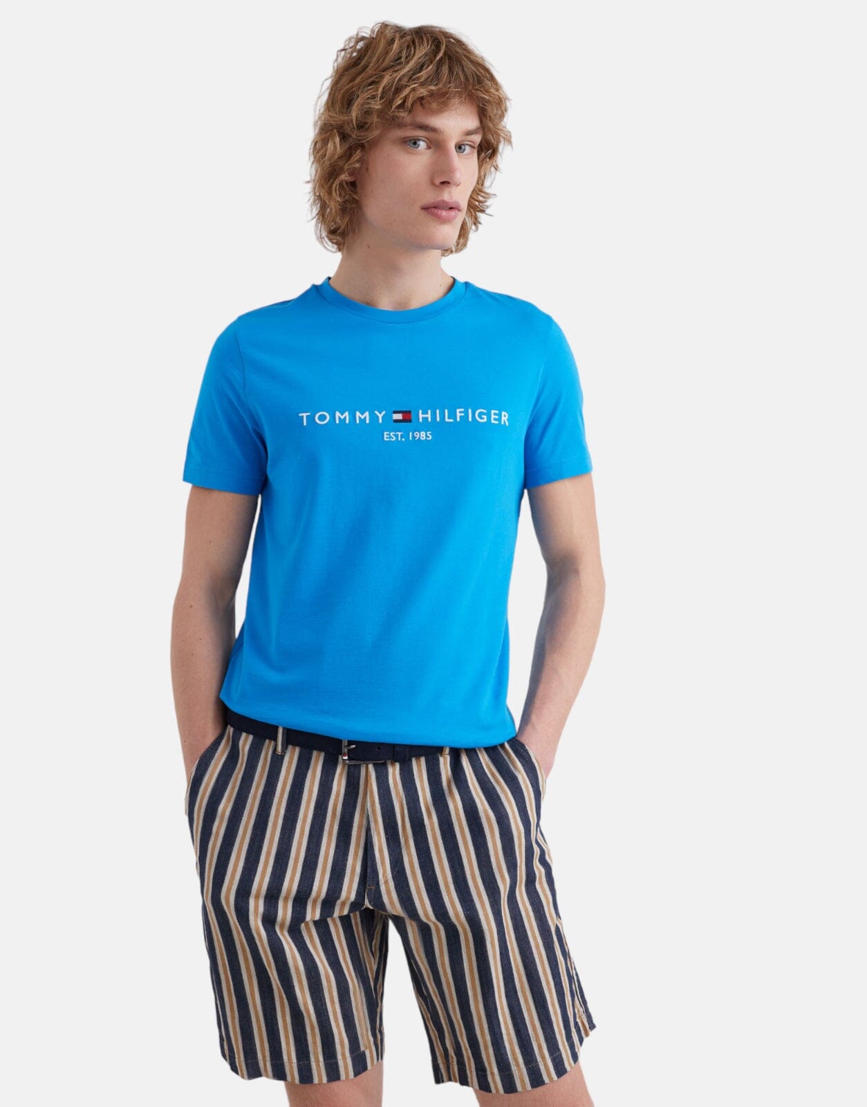 Tommy Hilfiger Logo T-Shirt Blue