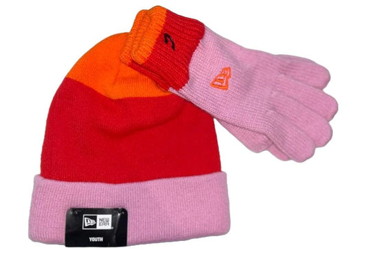 New Era Glove Beanie Combo Set