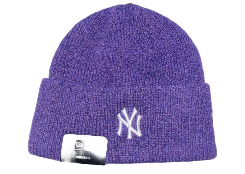 New Era New York Yankees Faded Jade Purple Beanie