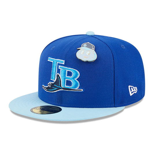 New Era Tampa Bay Rays The Elements Blue 59FIFTY Fitted Cap 7 1/4