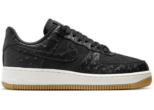 Nike Air Force 1 Low '07 Black Ostrich Gum (Women's)