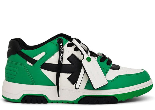 Off-White Out of Office Calf Leather Sneaker Green/Black