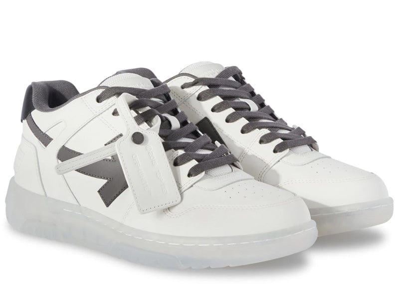 Off-White Out Of Office 'OOO' Transparent White Dark Grey Sneakers