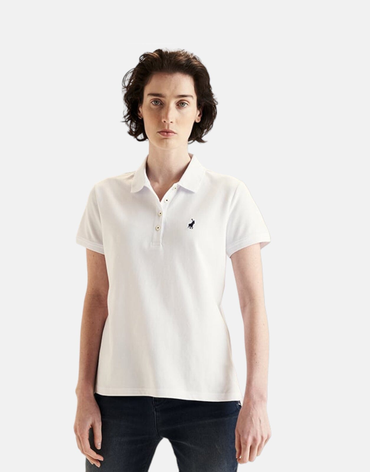 Polo Margot White Polo Shirt