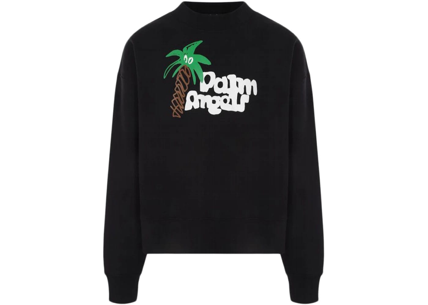 Palm Angels Sketchy Jersey Sweatshirt Black