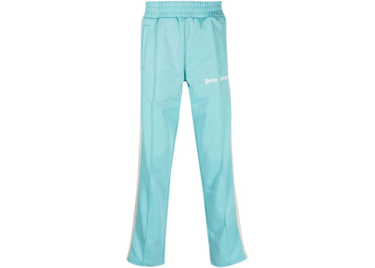 Palm Angels Track Pants Light Blue/Off-White