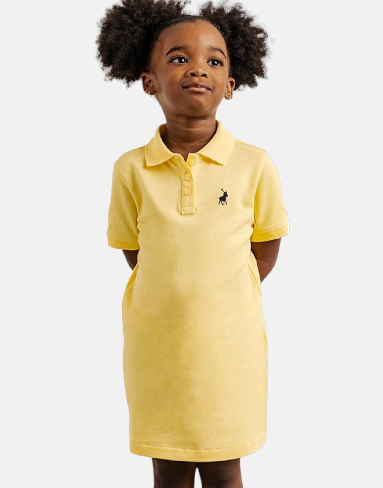 Polo Girls Dakota Golfer Dress Yellow