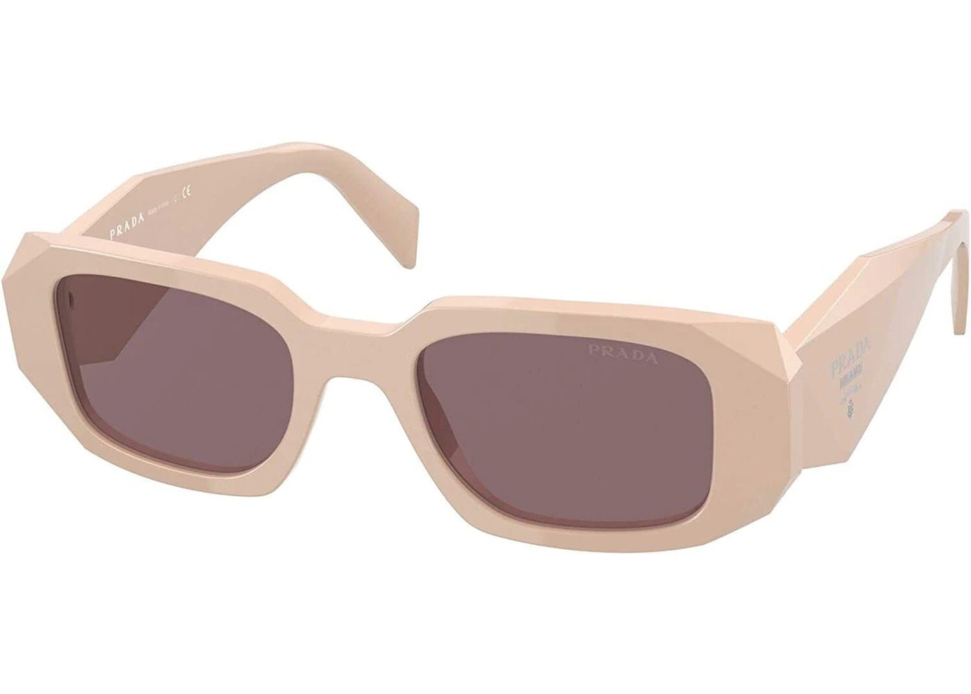 Prada Rectangle Sunglasses Pink (PR17WS-VYJ6X1-49)