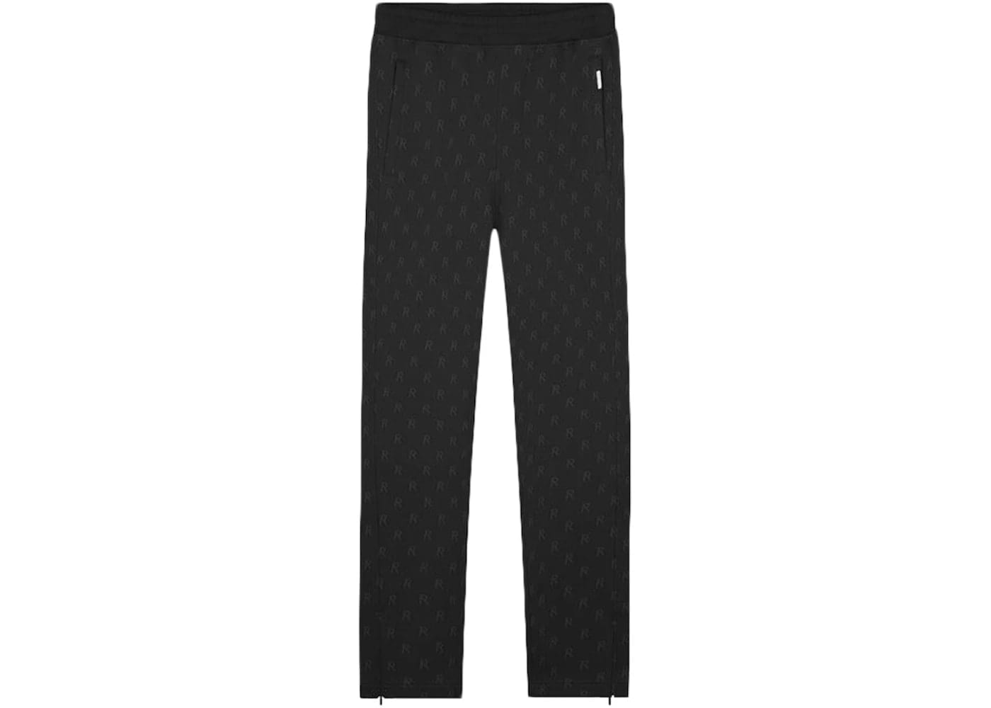 Represent Intarsia Initial Sweatpants Off Black