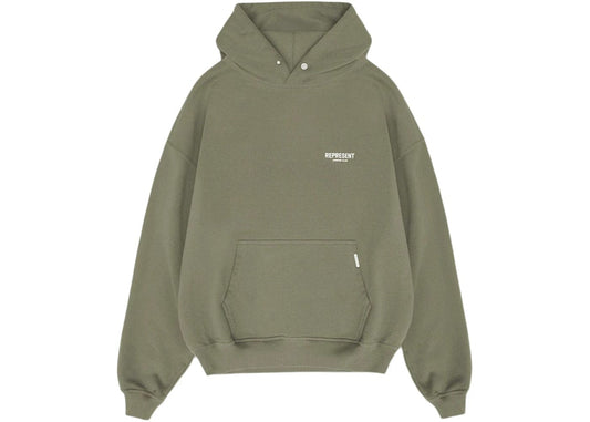 Represent Owners Club Hoodie Olive