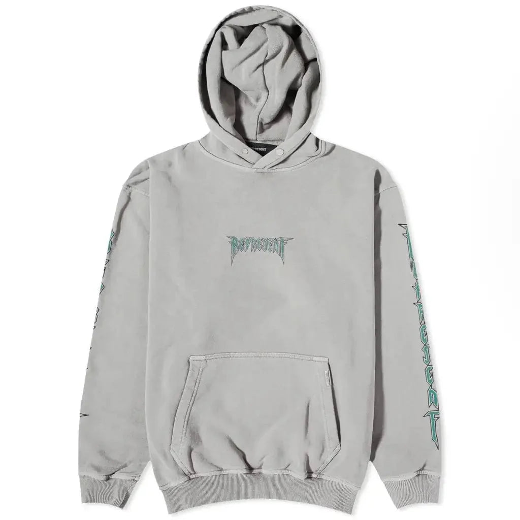 Represent Rock Logo Hoodie Ultimate Grey