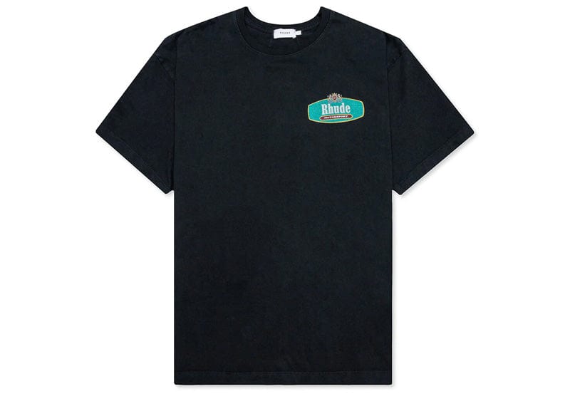 Rhude Racing Crest T Shirt Black