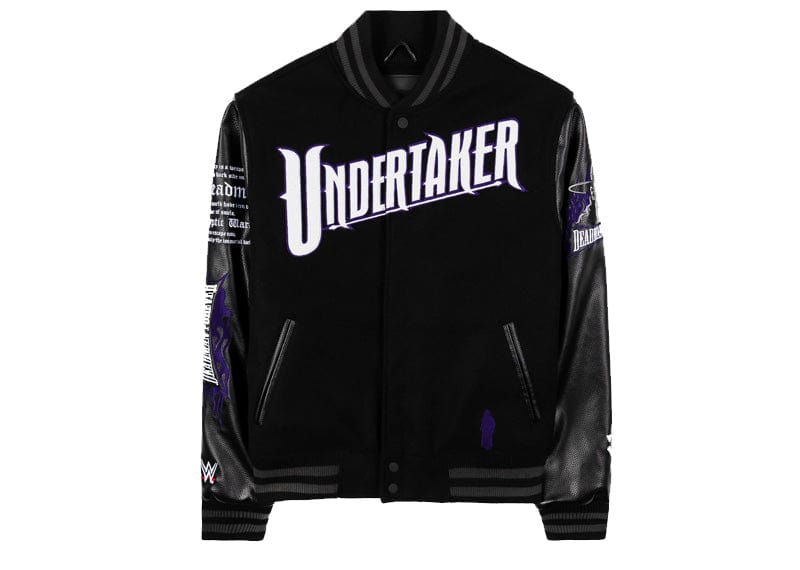 SP X WWE The Undertaker Varsity Jacket - Black/Purple