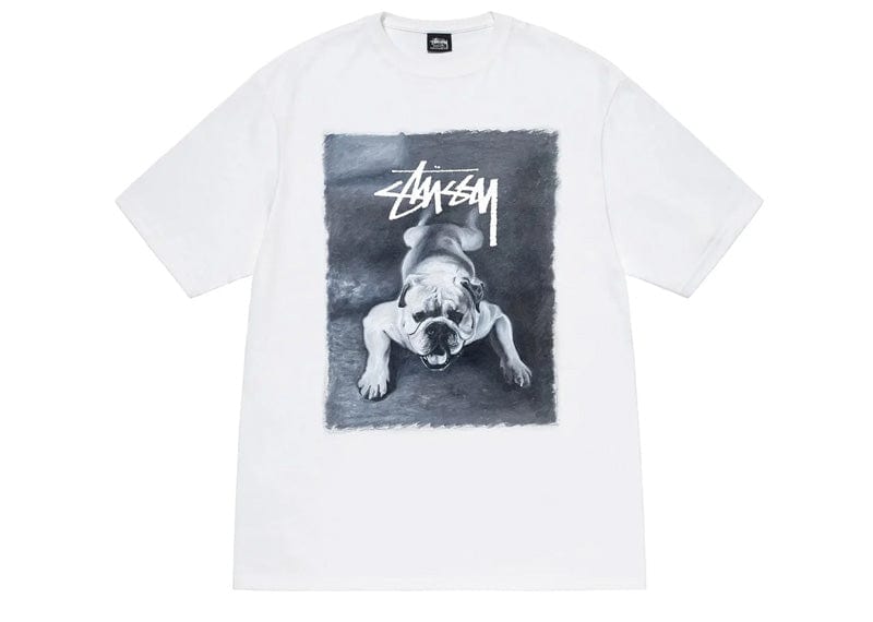 Stussy Bulldog Tee White