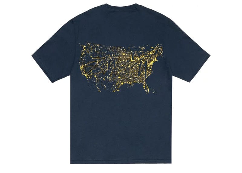 Stussy Night Lights Tee 'Navy'