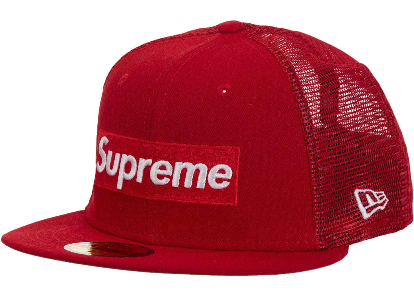 Supreme Box Logo Mesh Back New Era Cap (SS24) Red