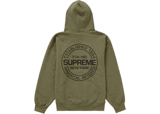 Supreme Immortal Hooded Sweatshirt Light Olive