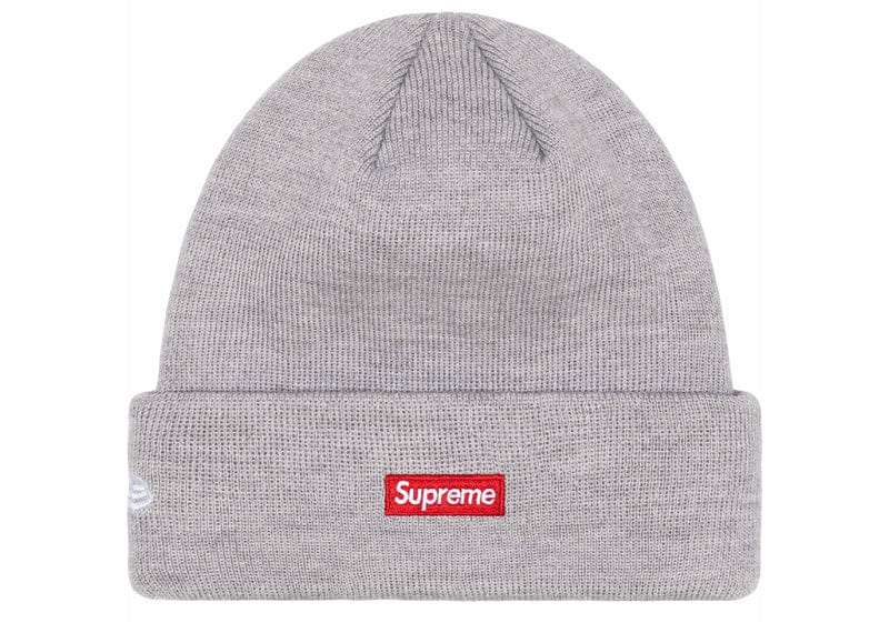 Supreme New Era $ Beanie Heather Grey